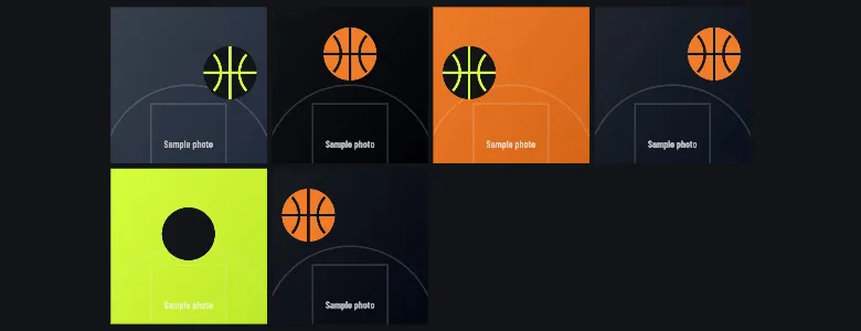 A grid of team photos